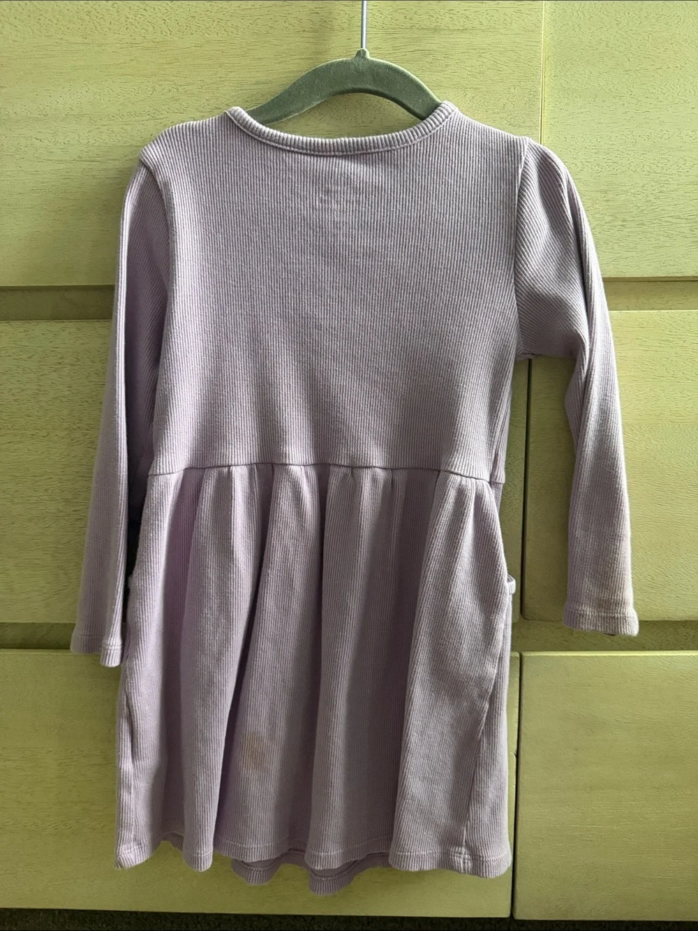 GAP Lavender Long Sleeve Pocket Dress